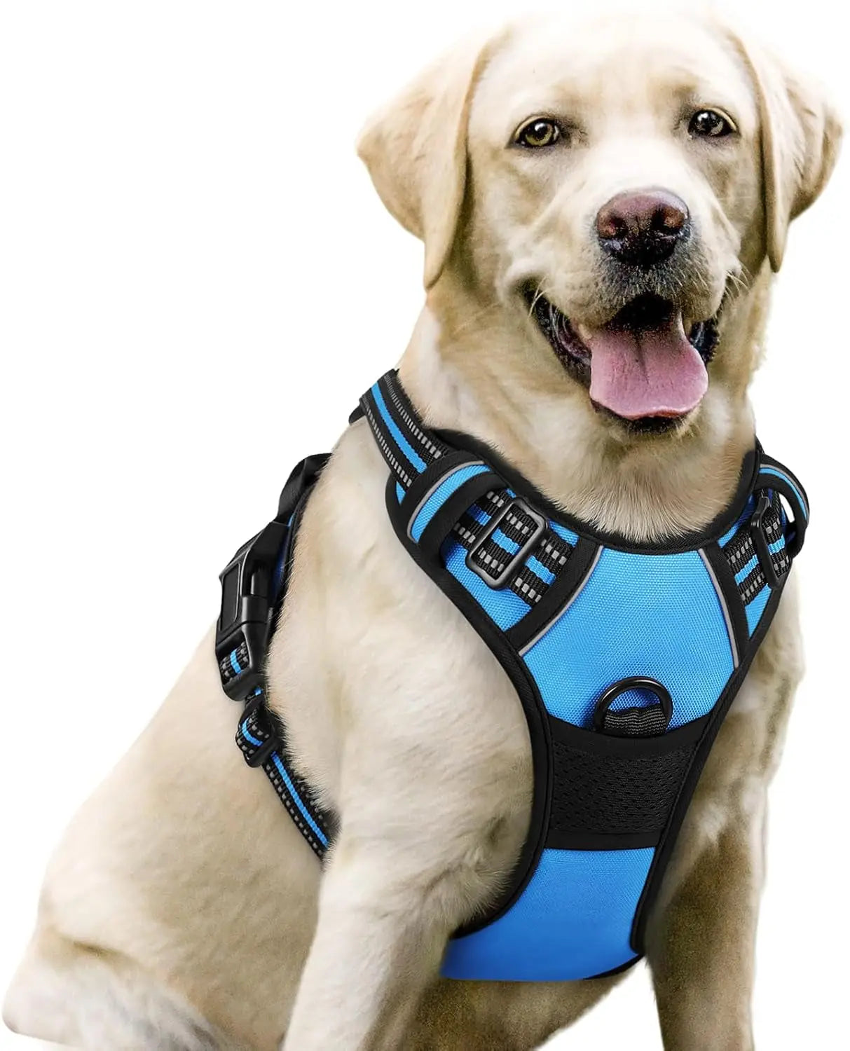 No-Pull Reflective Dog Harness, Heavy-Duty Oxford, Adjustable