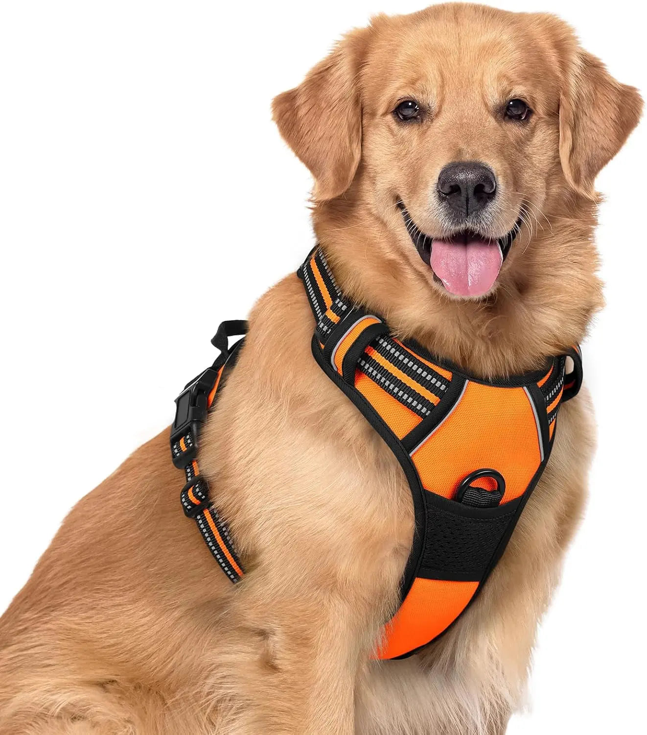 No-Pull Reflective Dog Harness, Heavy-Duty Oxford, Adjustable