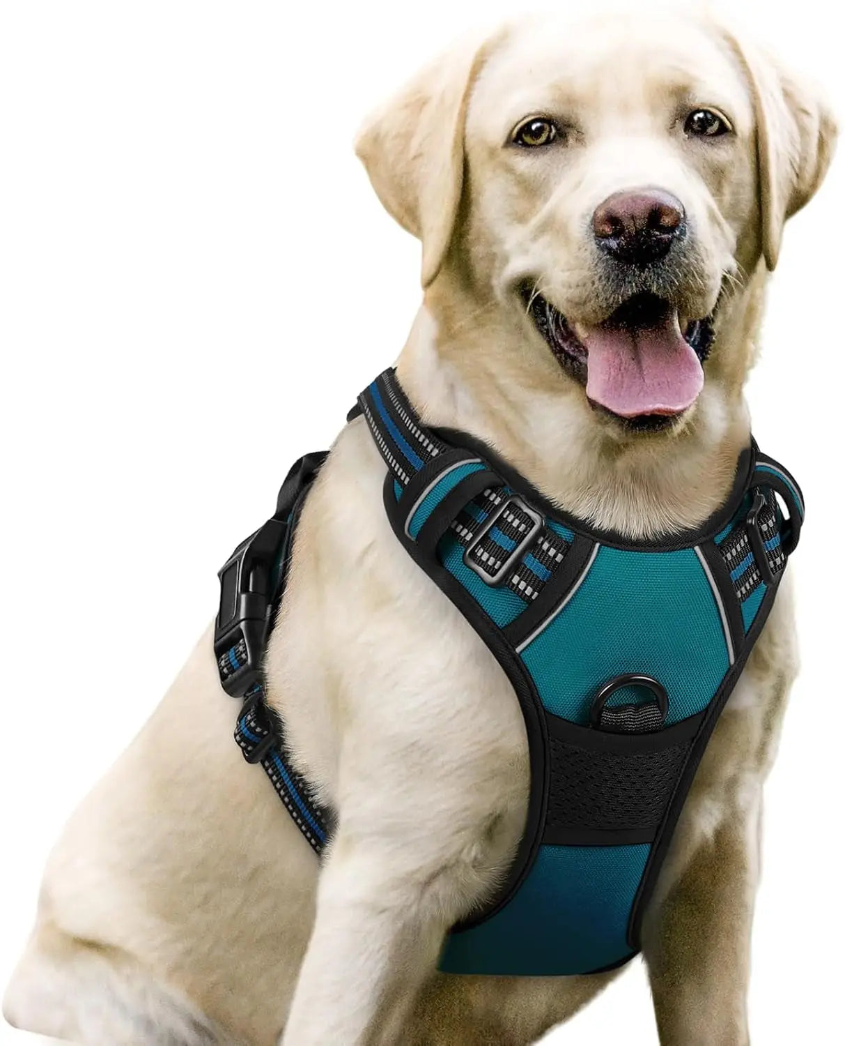 No-Pull Reflective Dog Harness, Heavy-Duty Oxford, Adjustable