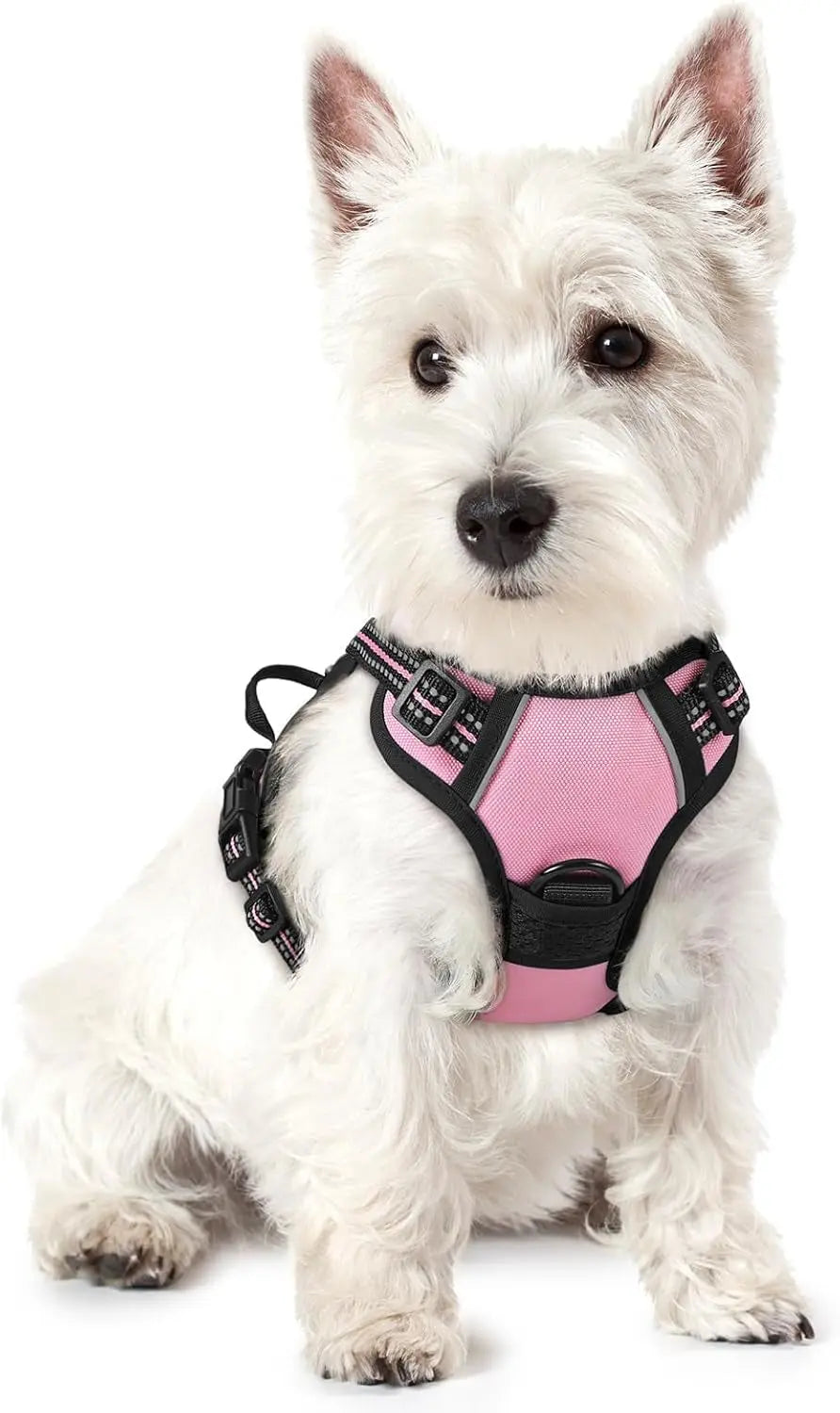 No-Pull Reflective Dog Harness, Heavy-Duty Oxford, Adjustable