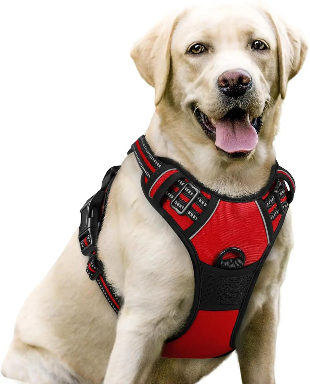No-Pull Reflective Dog Harness, Heavy-Duty Oxford, Adjustable