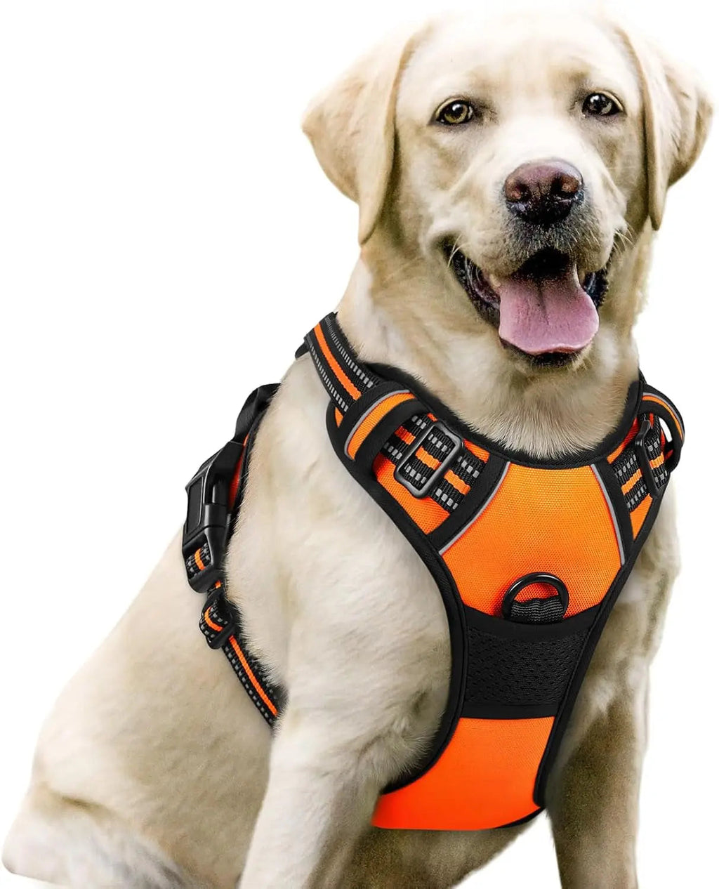 No-Pull Reflective Dog Harness, Heavy-Duty Oxford, Adjustable