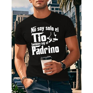 "No Soy Solo El Tío, También Soy El Papá" T-Shirt – Funny Spanish Dad Graphic Tee, Unisex Cotton Shirt