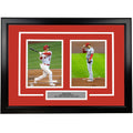Framed Shohei Ohtani Los Angeles Angels 17x23 Dual Baseball Photo