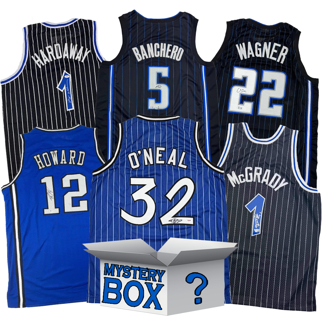 Autographed/Signed Orlando Basketball Jersey Mystery Box with PSA JSA or Beckett COA