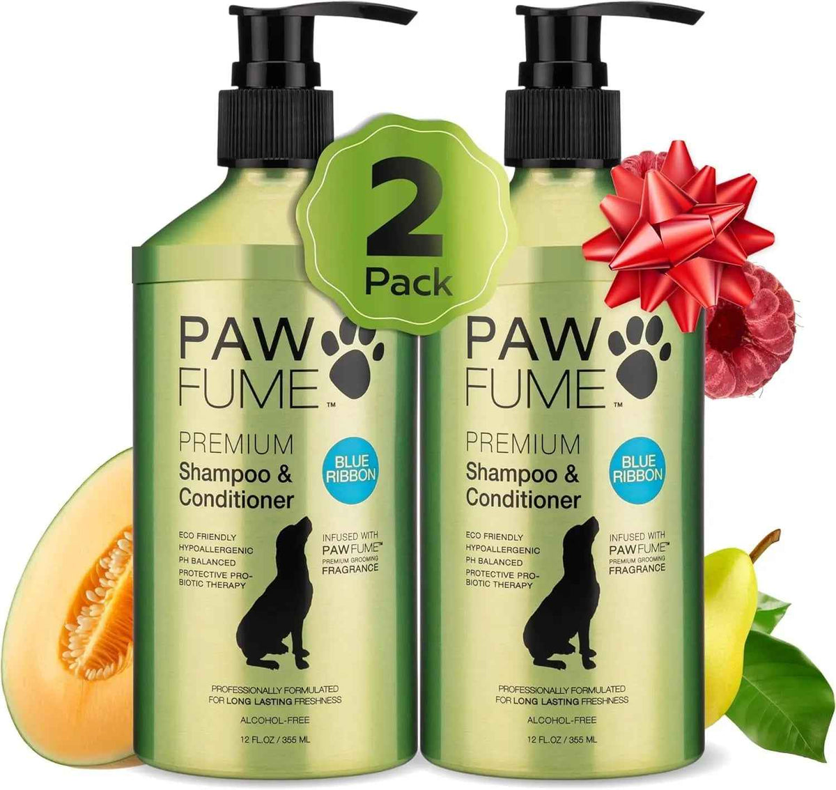 PAWFUME Deshedding Dog Shampoo & Conditioner Probiotic