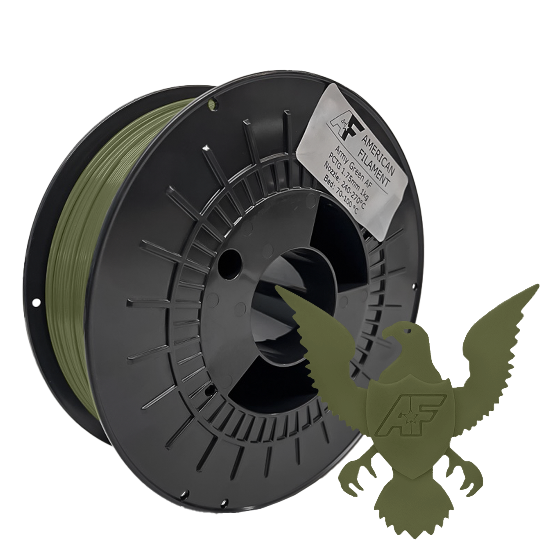 Army Green AF 1.75mm PCTG Filament