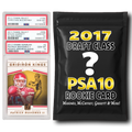 PSA 10 Graded 2017 NFL Rookie Card Mystery Pack (Mahomes, McCaffrey, Garrett, Watt & More!)