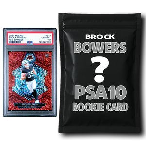 Brock Bowers PSA 10 Graded Football Rookie Card Mystery Pack