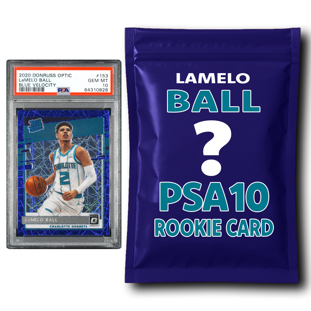 LaMelo Ball PSA 10 Graded Rookie Basketball Card Mystery Pack