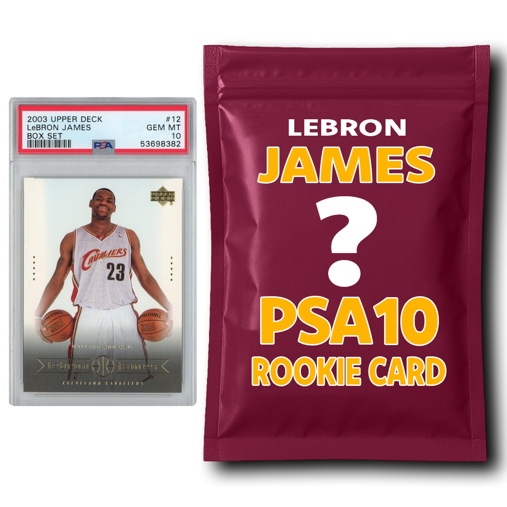 LeBron James PSA 10 Graded Basketball Rookie Card Mystery Pack