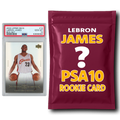 LeBron James PSA 10 Graded Basketball Rookie Card Mystery Pack