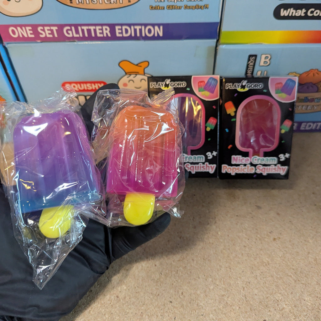 Set of Two Ice Cream Popsicles (Gelatin Squish)