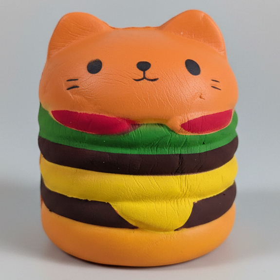 Cheeseburger Cat Squishy (Slow Foam Squish)