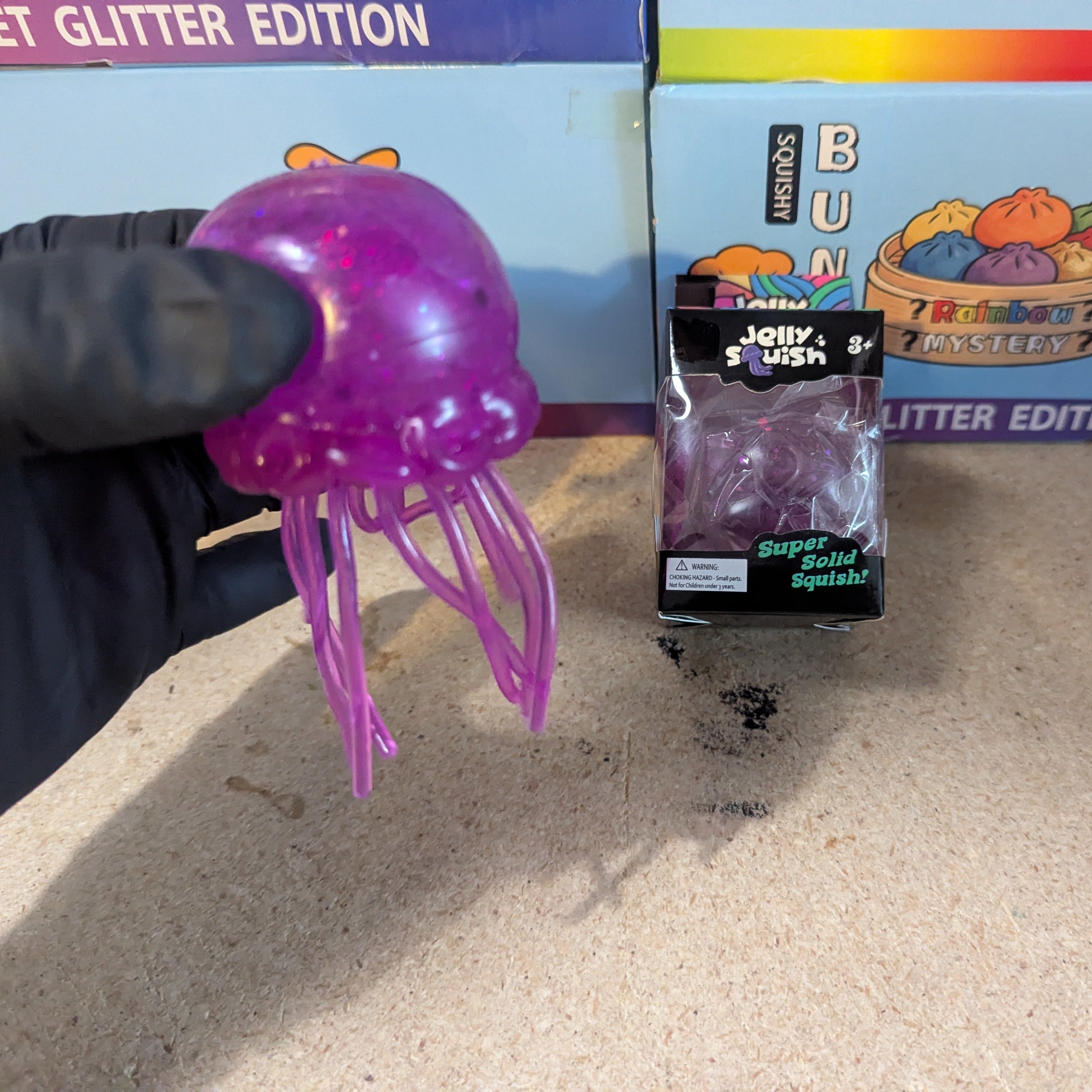 Purple Wannabe Jellysquish Jellyfish (Water Squish)