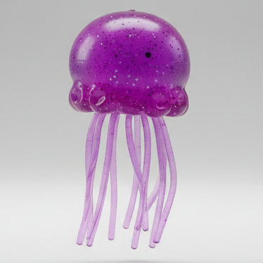 Purple Wannabe Jellysquish Jellyfish (Water Squish)
