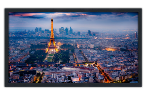 Professionally Framed Paris France Eiffel Tower Paris High-Resolution Panoramic Photo 12x22 Wall Art