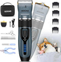Pet Grooming Clippers Kit – Quiet Cordless Rechargeable Trimmer & Paw Shaver for Dogs & Cats