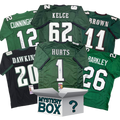 Autographed/Signed Philadelphia Football Jersey Mystery Box with PSA JSA or Beckett COA