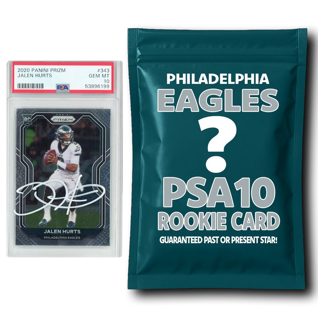 Philadelphia Eagles PSA 10 Graded Rookie Card Mystery Pack