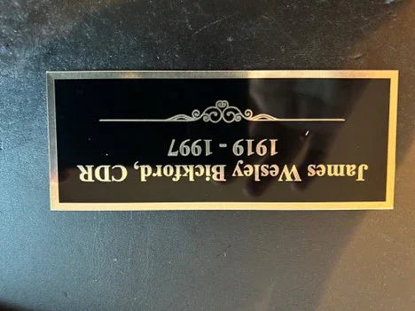 Large Name Plate - 3”tall x 6“wide
