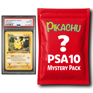Pikachu PSA 10 Graded PKM Card Mystery Pack Trading Card Game