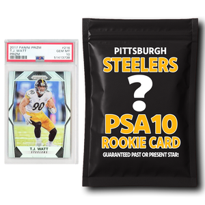 Pittsburgh Steelers PSA 10 Graded Rookie Card Mystery Pack