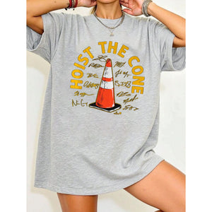 Pittsburgh Baseball "Hoist The Cone" Signatures T-Shirt – Fan-Favorite Black and Gold Graphic Tee, Premium 100% Cotton Steel City Top, Made in USA