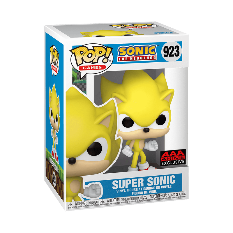 Sonic the Hedgehog Super Sonic Funko Pop! Vinyl Figure #923 - AAA Anime Exclusive