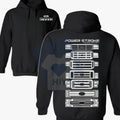 Power Stroke Evolution 2-Sided Hoodie – Car Parts Graphic Pullover