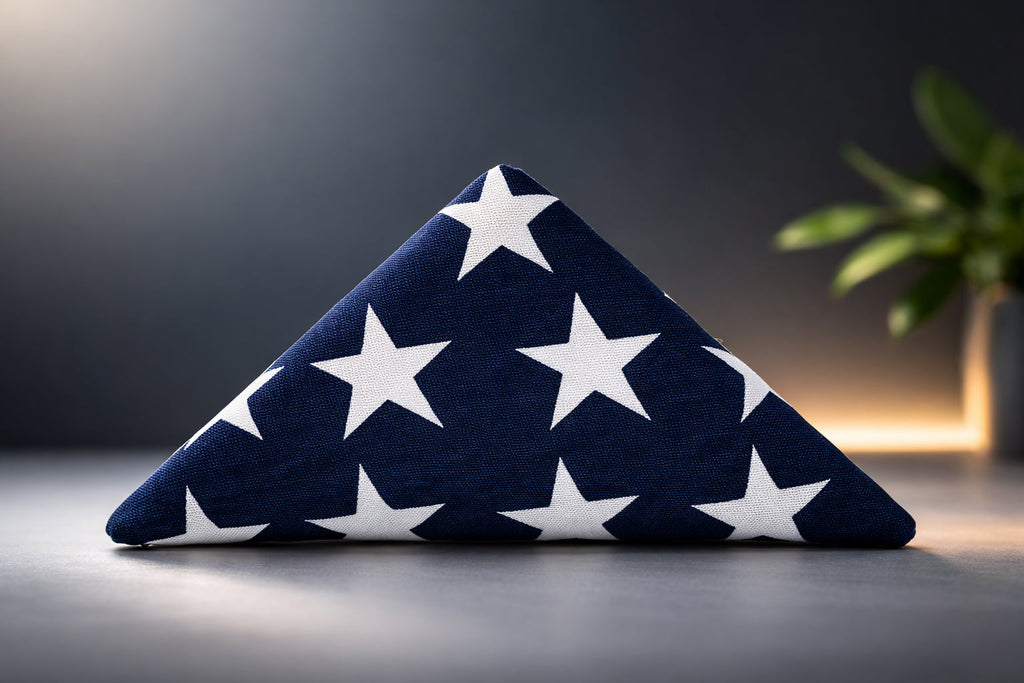 Pre-Folded American Flags, flags comes pre folded