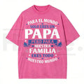 Premium "Papa" Vintage Washed T-Shirt – High-Quality Father’s Day Graphic Tee
