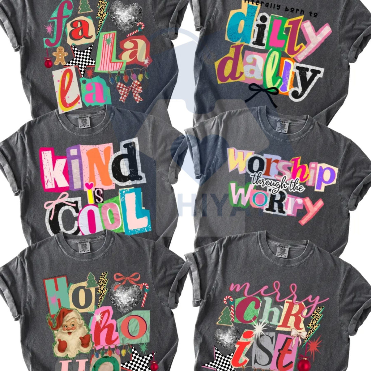 Preppy Girl Collage Y2K Comfort Colors Shirt – Retro Coquette Positivity Faith Tee