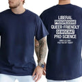 Pro-Science & Inclusive Values T-Shirt – Progressive Graphic Tee, Unisex Cotton Shirt