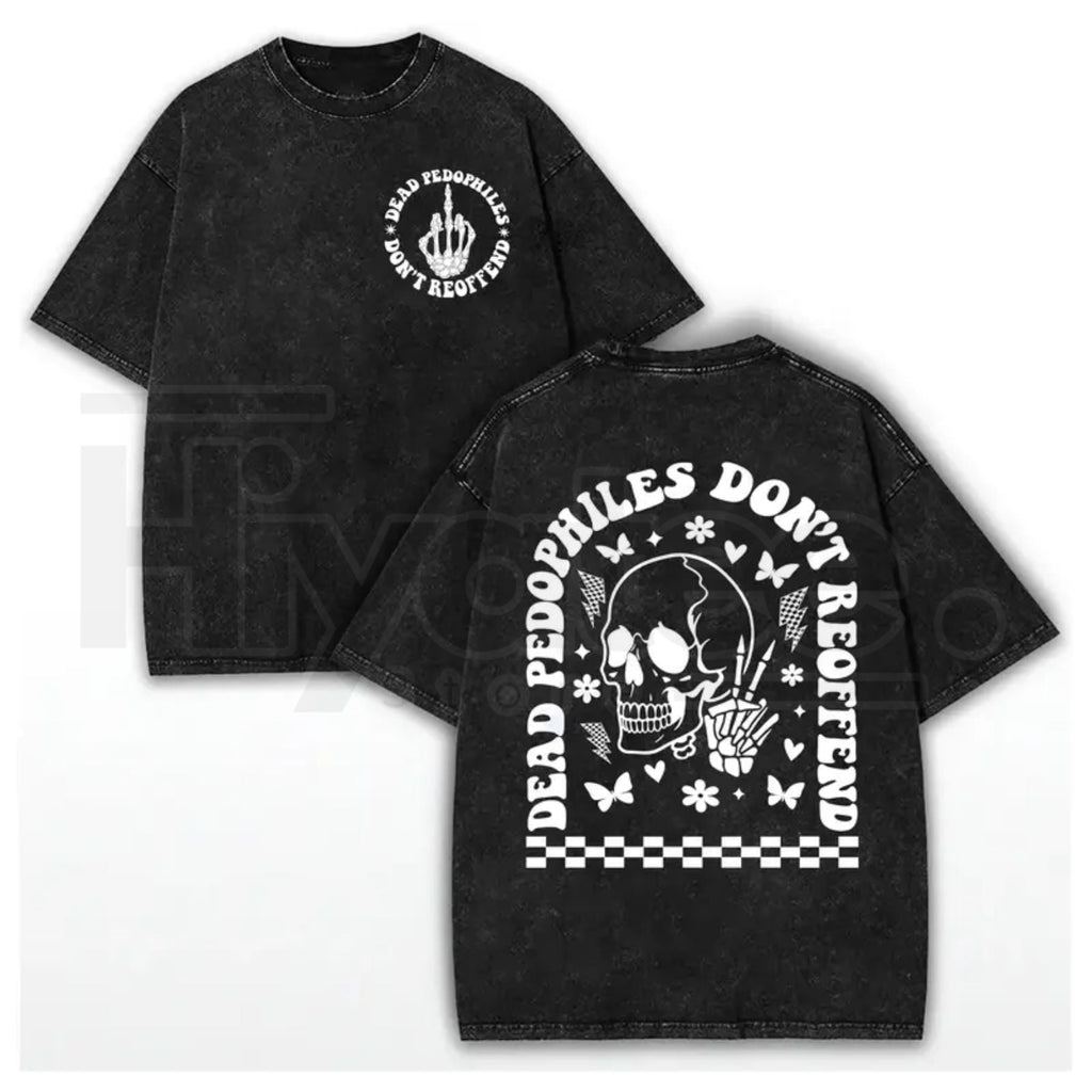 Protect Our Kids Vintage Washed T-Shirt – Bold Awareness Graphic Cotton Streetwear Tee