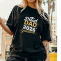 "Proud Dad Class of 2026" – Golden Lettering Graduation Graphic Top