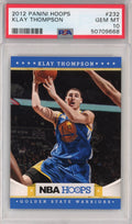 Graded 2012-13 Panini Hoops Klay Thompson #232 Rookie RC Basketball Card PSA 10 Gem Mint