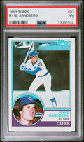 Graded 1983 Topps Ryne Sandberg #83 Rookie RC Baseball Card PSA 7 Near Mint