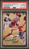 Graded 2020 Panini Chronicles Brandon Aiyuk #219 Luminance Rookie RC Football Card PSA 10 Gem Mint