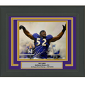 Framed Autographed/Signed Ray Lewis Baltimore Ravens 16x20 Football Photo JSA COA #4
