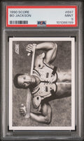 Graded 1990 Panini Score Bo Jackson #697 Baseball Card PSA 9 Mint