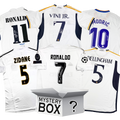 Real Madrid Autographed/Signed Soccer Jersey Mystery Box with PSA JSA or Beckett COA