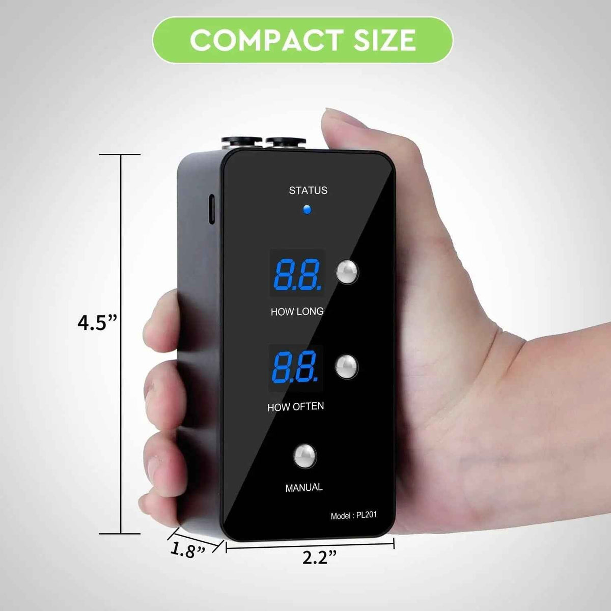 Reptile Misting System with Timer & Two Adjustable Nozzles