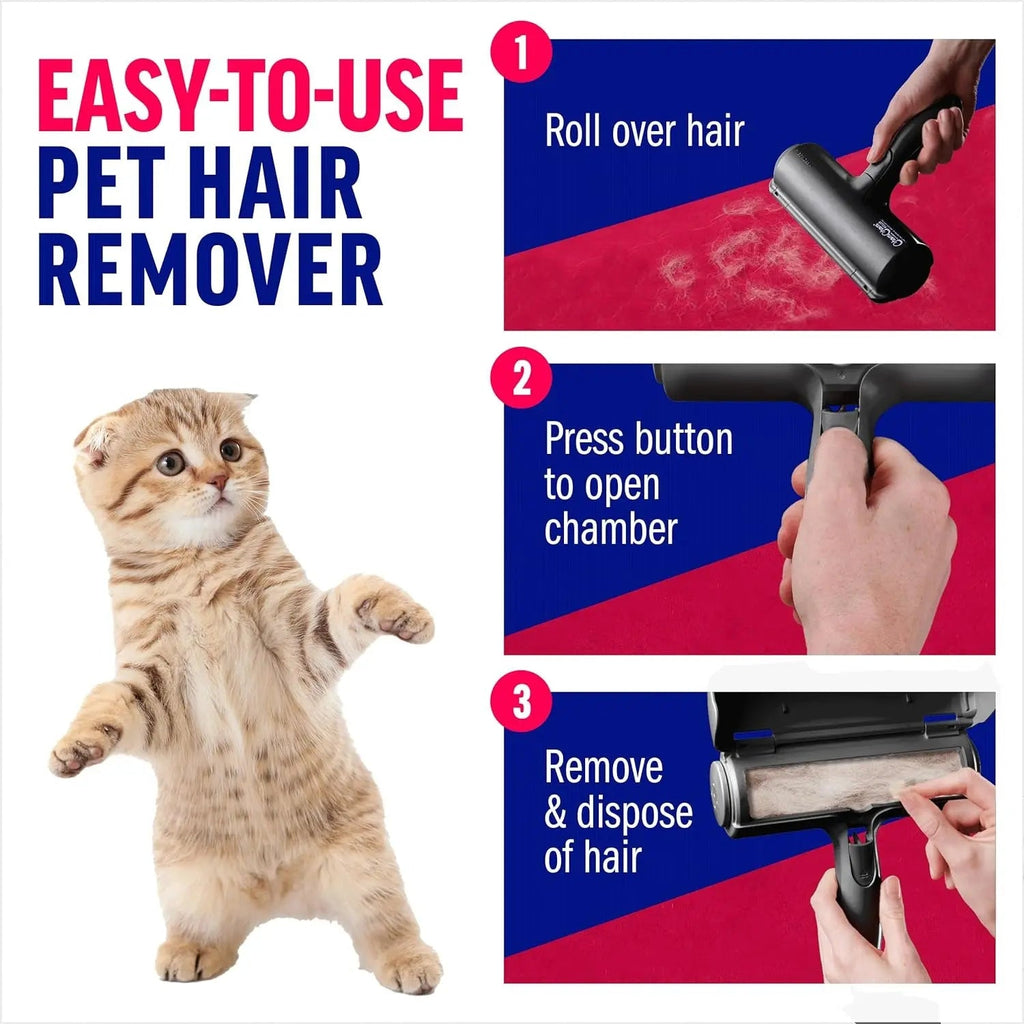 Pet Hair Remover Roller for Furniture, Carpet & Clothing