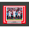 Framed Rhys Hoskins 2022 NLDS Bat Spike Philadelphia Phillies 8x10 Baseball Photo