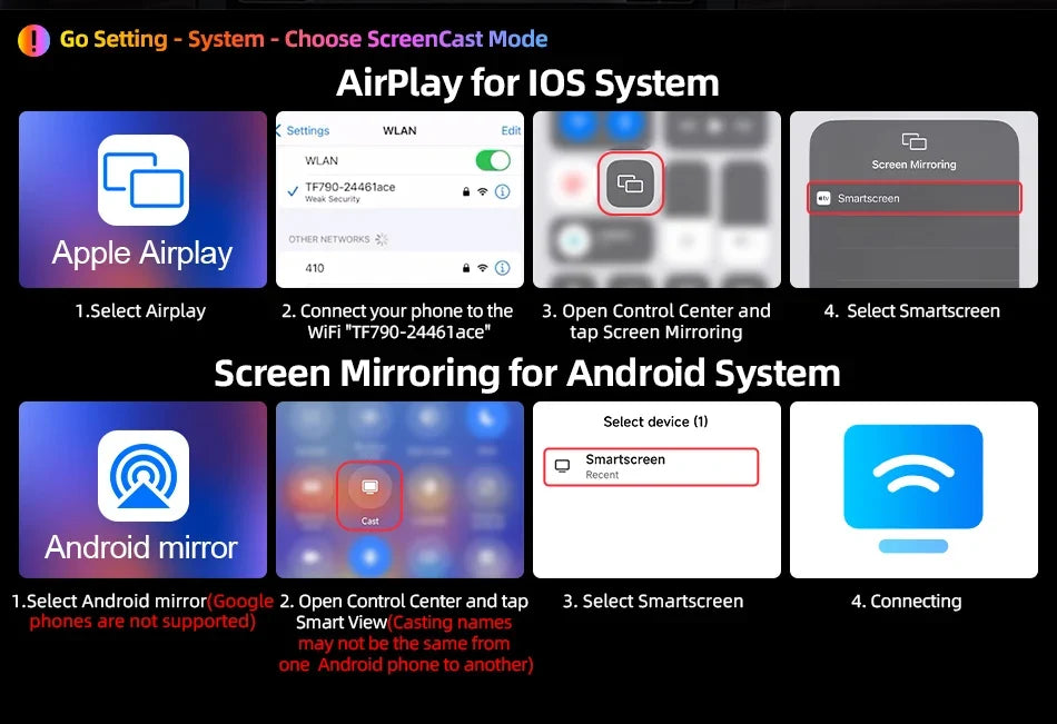 11.3 Inch Portable CarPlay Screen – HD Wireless Touch Display for Apple CarPlay and Android Auto