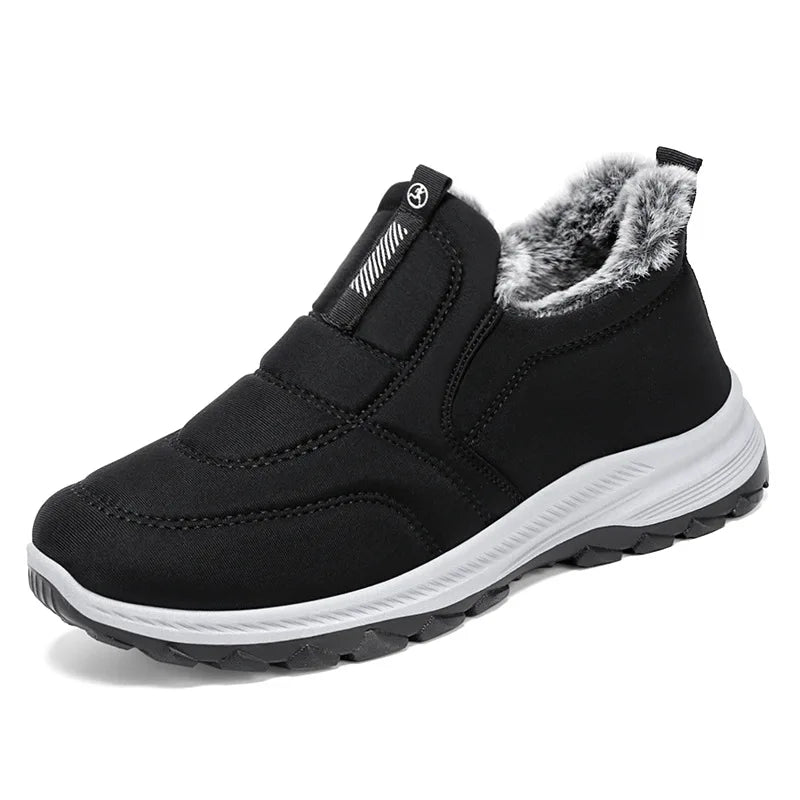 Women's Winter Snow Boots, Warm Lightweight Cotton, Non-Slip