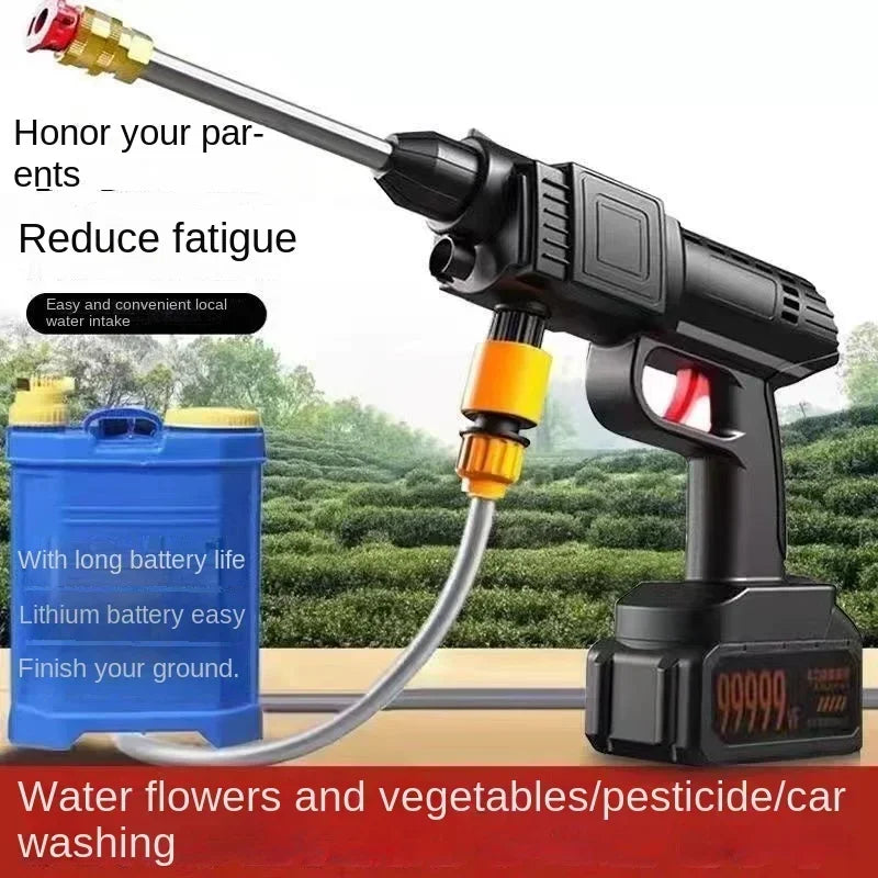 Portable High-Pressure Water Gun – Multi-Function Cleaning Sprayer