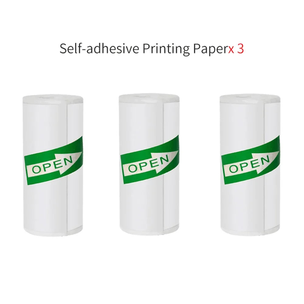 Mini Portable Thermal Label Printer – Self-Adhesive Sticker Printer