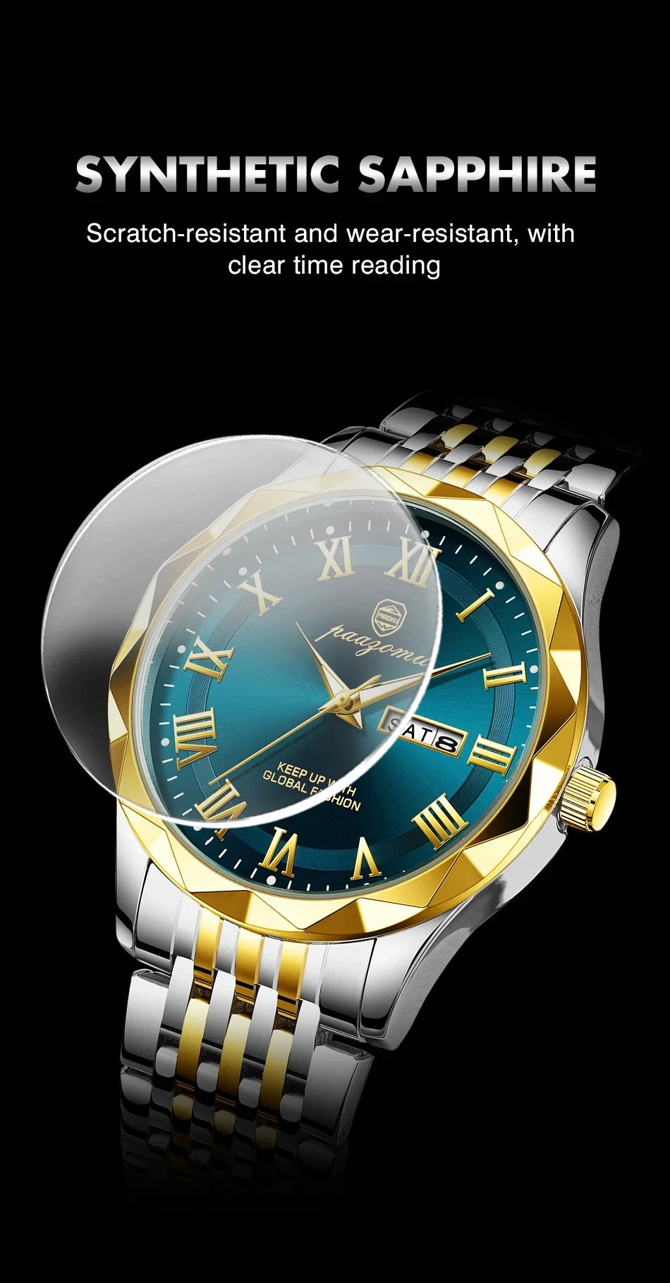 Men's Minimalist Quartz Leisure Watch – Waterproof Sport Watch